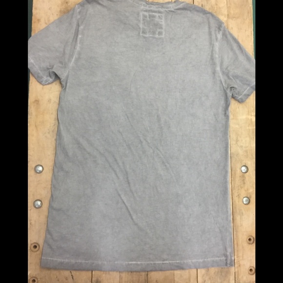 All Saints distressed grey front pocket S - Picture 2 of 5